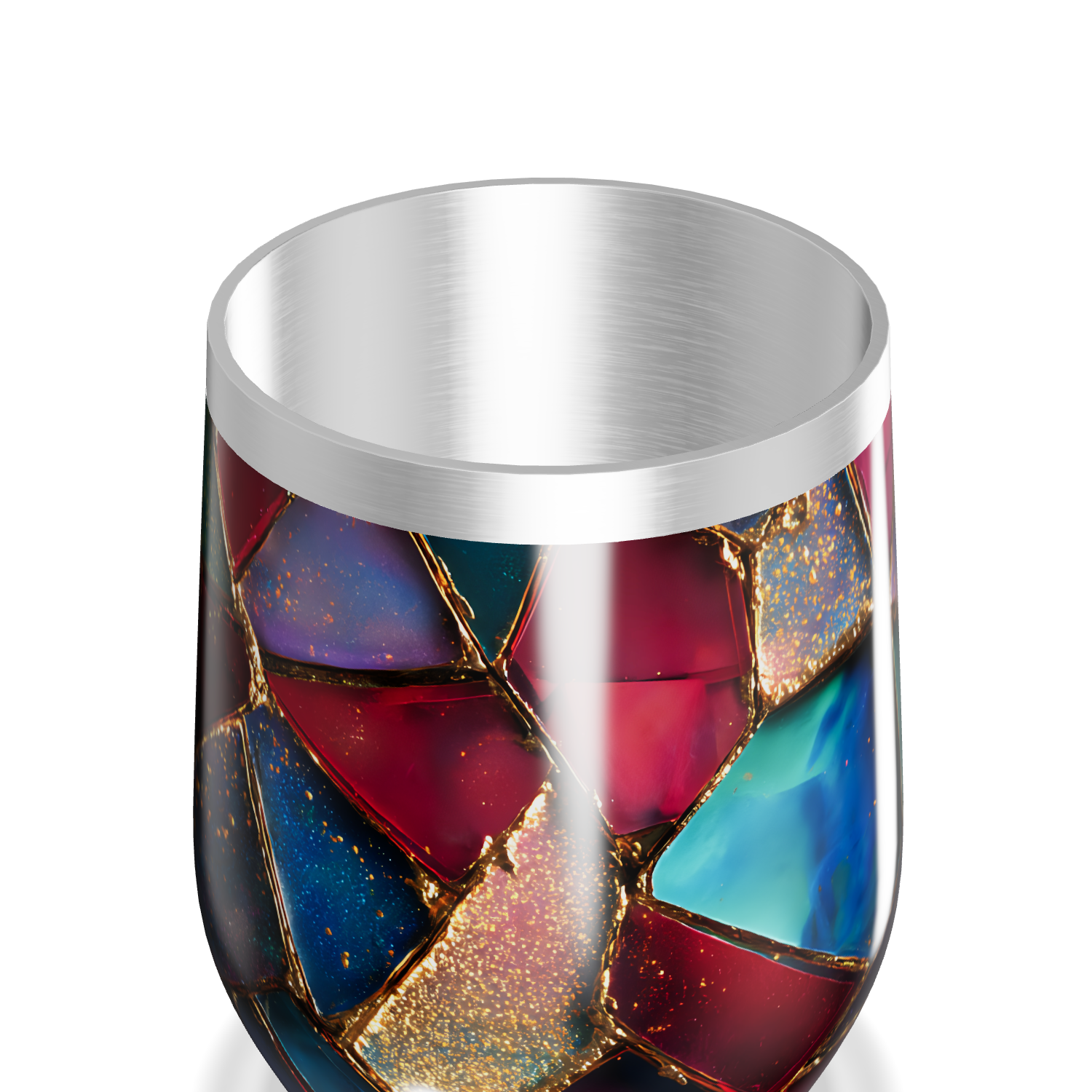 Copo Térmico Slim - Colorido Vidro Mosaico