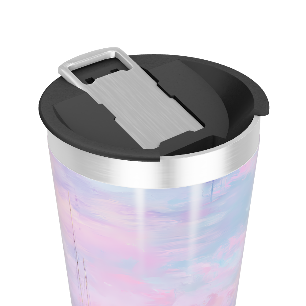 Copo Térmico - Estampa Céu Rosa Azul