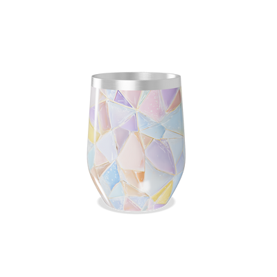 Copo Térmico Slim - Estampado Geométrico Colorido