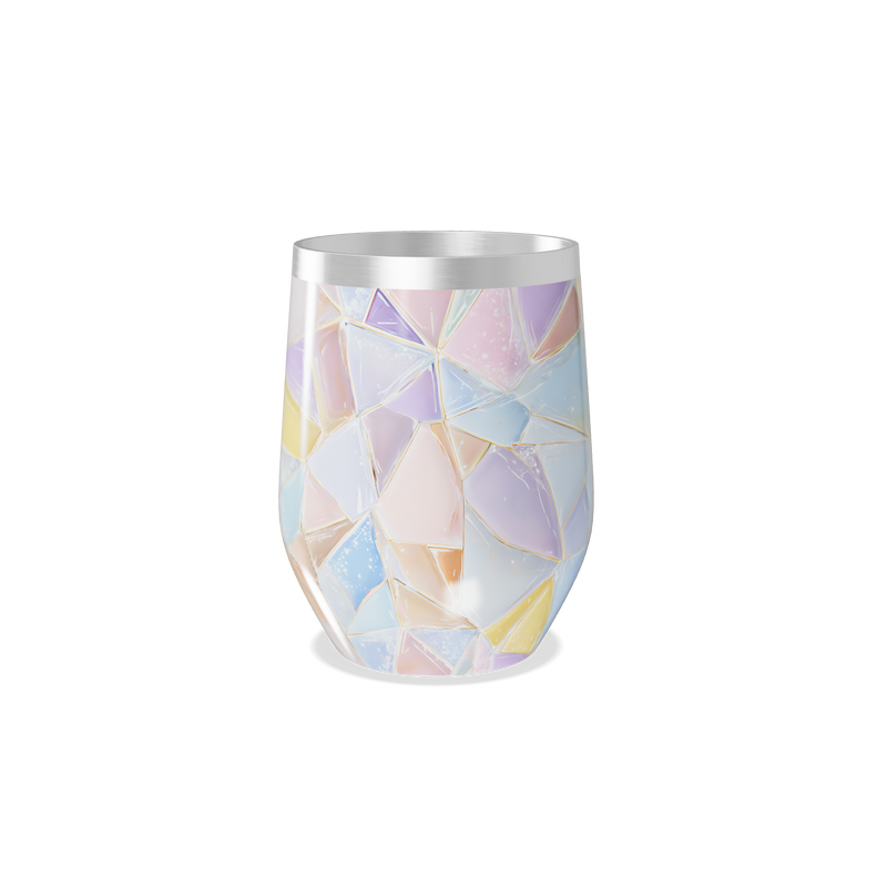 Copo Térmico Slim - Estampado Geométrico Colorido