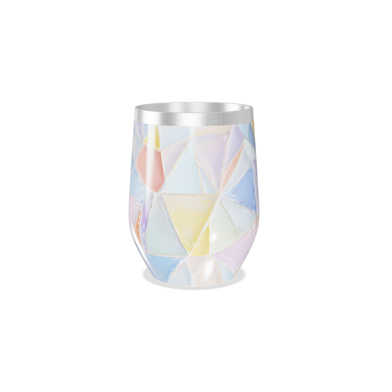 Copo Térmico Slim - Estampado Geométrico Colorido