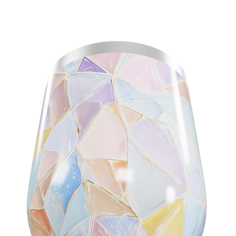 Copo Térmico Slim - Estampado Geométrico Colorido