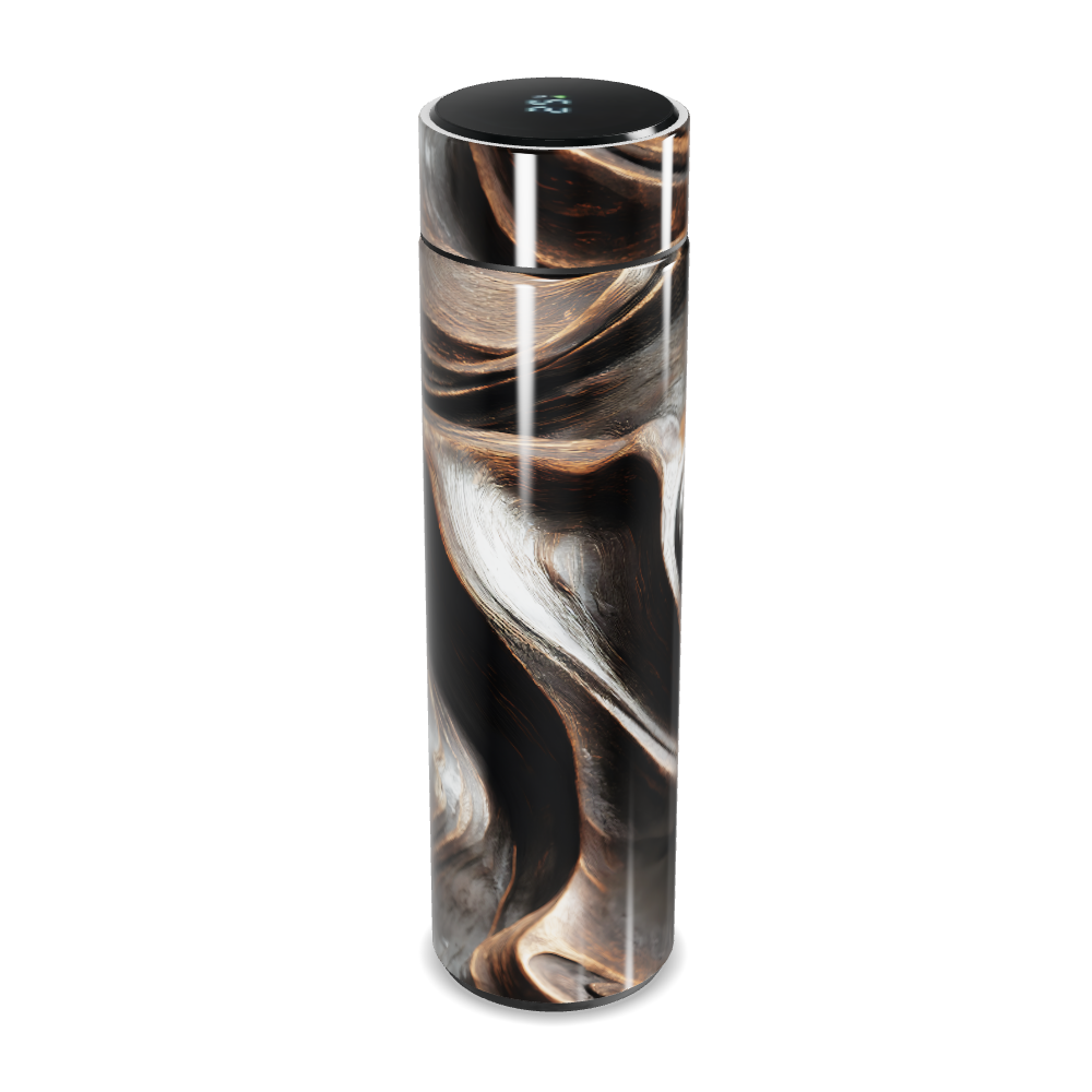 Garrafa Térmica Touch Mármore Preto