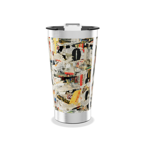 Copo Térmico - Estampa Collage Inox