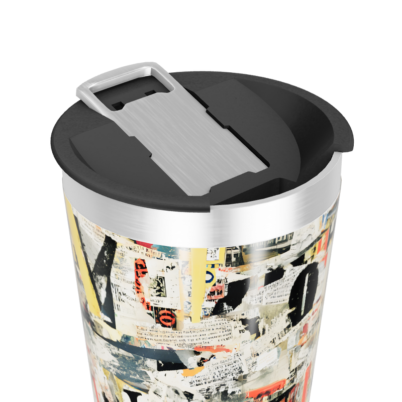 Copo Térmico - Estampa Collage Inox