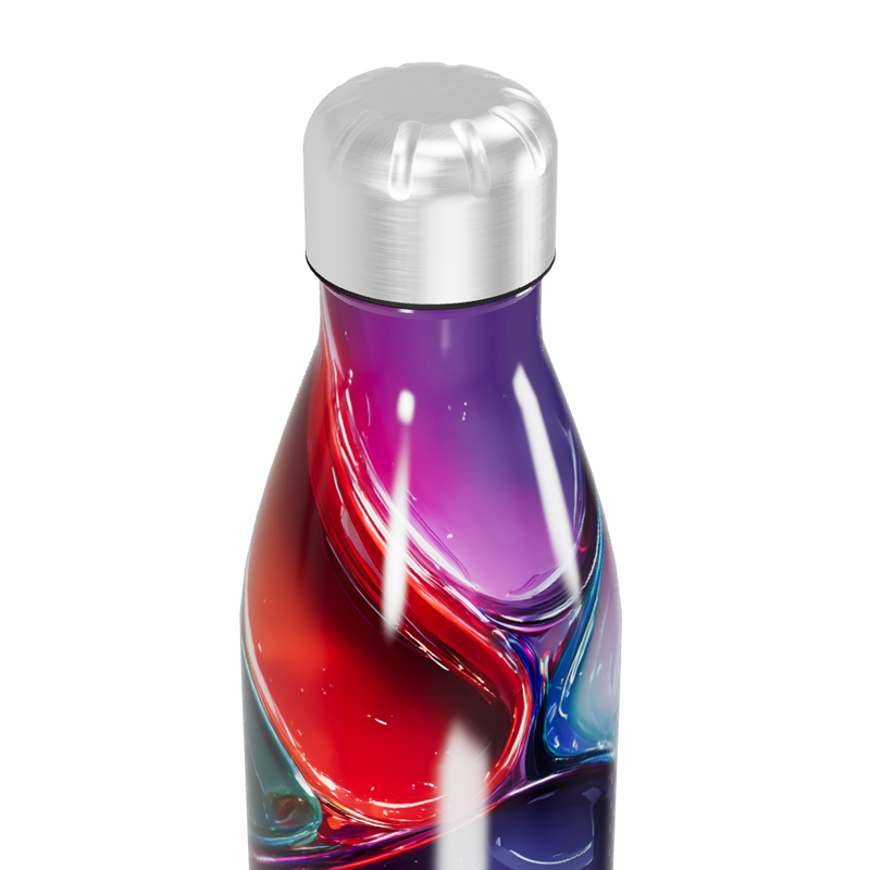 Garrafa Inox Estampada Multicor