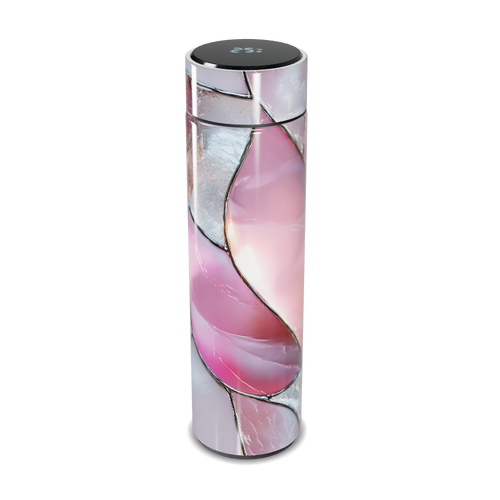 Garrafa Térmica Touch Design Rosa Mármore