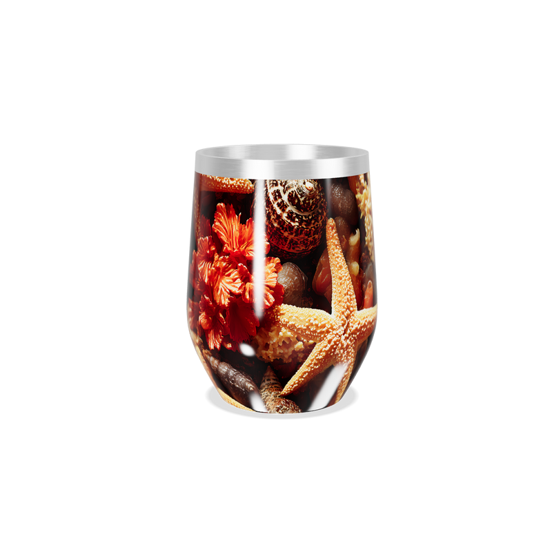 Copo Térmico Slim - Estampa Marinha Colorida