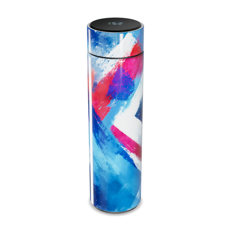 Garrafa Térmica Touch - Colorida com Estampa Artística