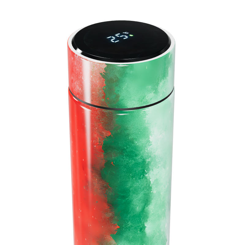 Garrafa Térmica Touch - Verde Marmorizado