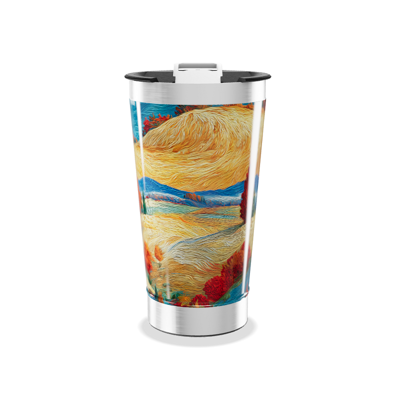 Copo Térmico - Arte Estampada Colorida