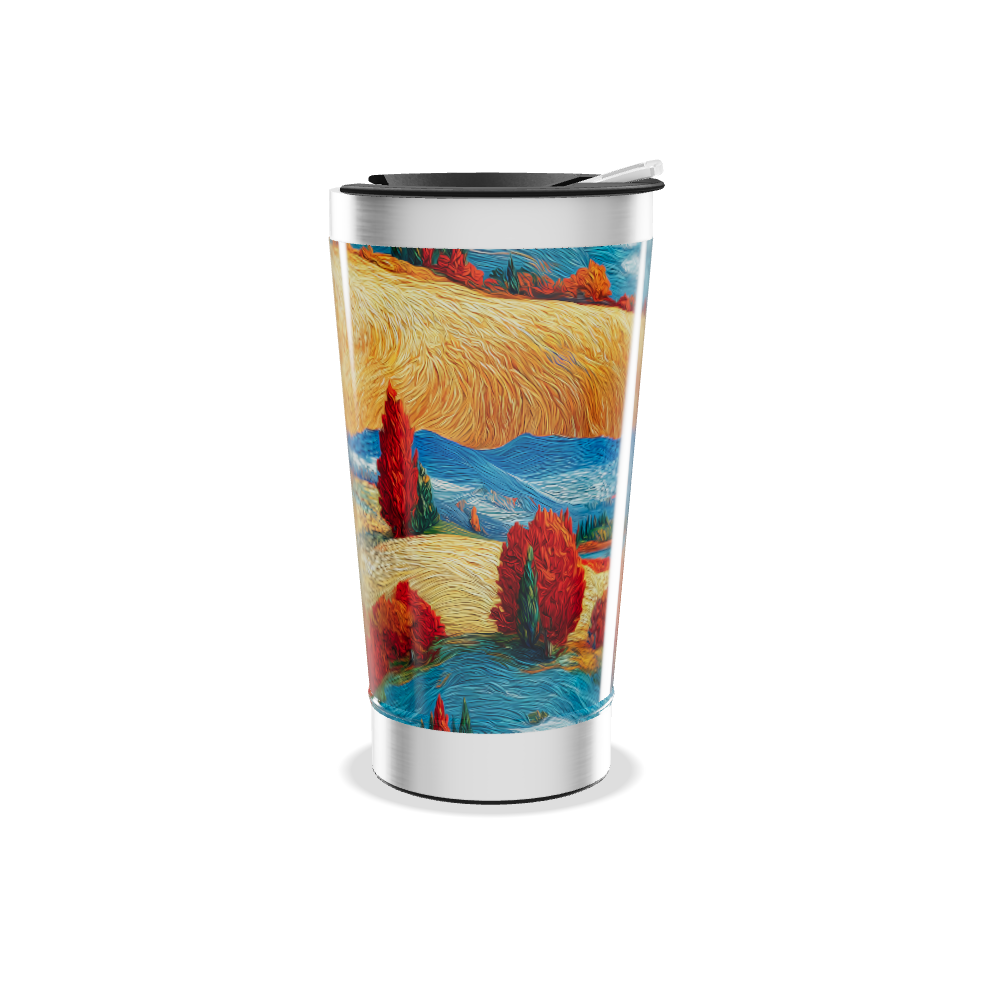 Copo Térmico - Arte Estampada Colorida