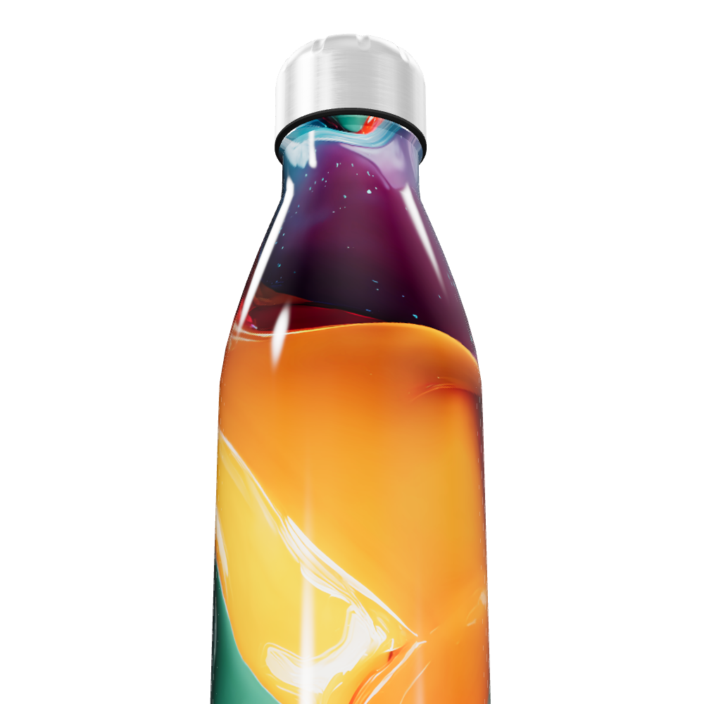 Garrafa Inox - Estampa Colorida