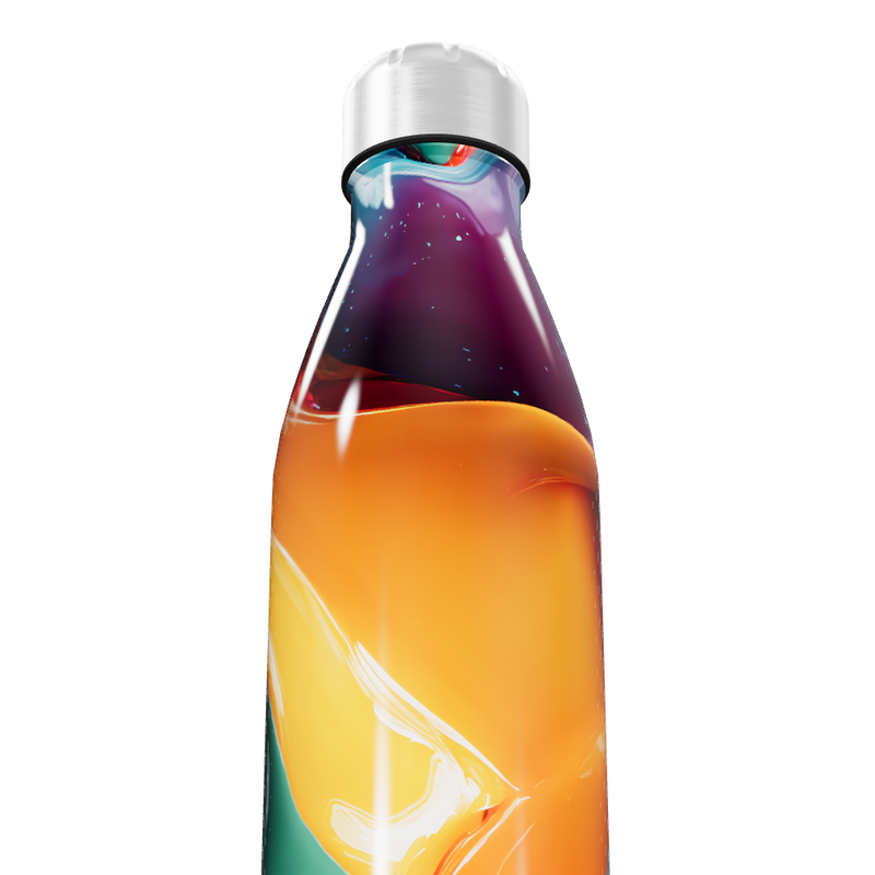 Garrafa Inox - Estampa Colorida