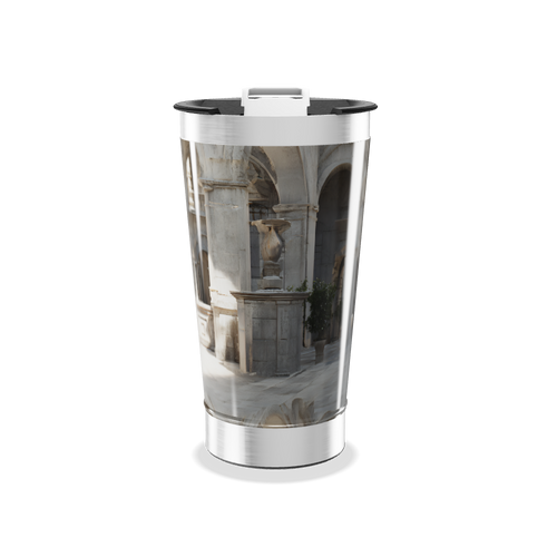 Copo Térmico - Inox com Estampa Arquitetura