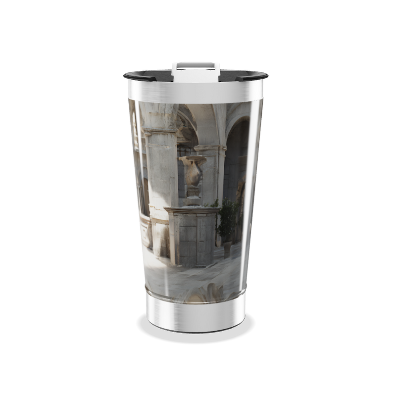 Copo Térmico - Inox com Estampa Arquitetura