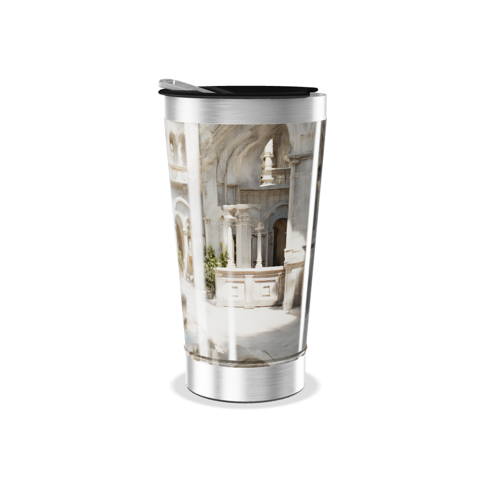 Copo Térmico - Inox com Estampa Arquitetura