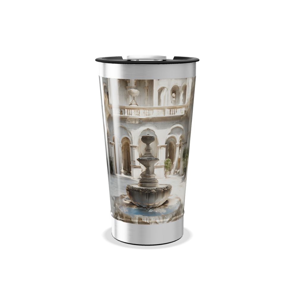 Copo Térmico - Inox com Estampa Arquitetura