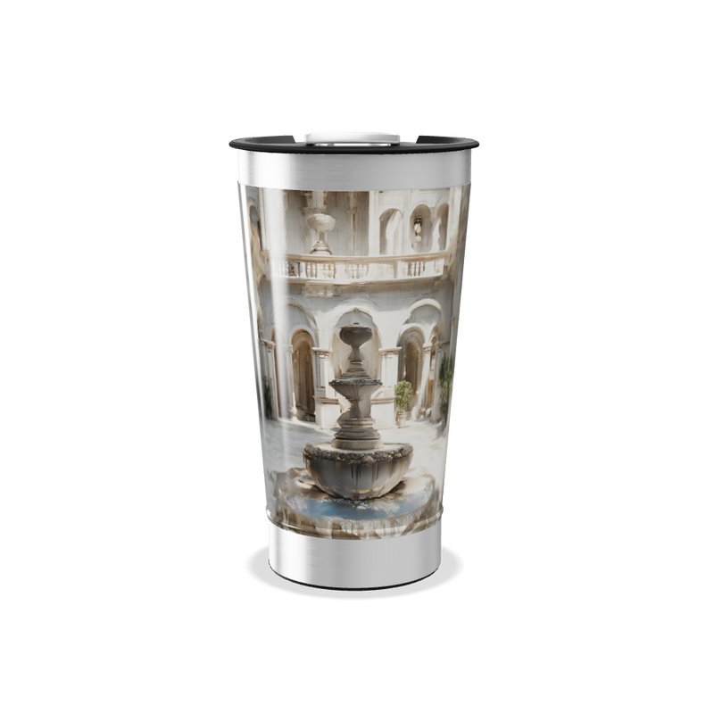 Copo Térmico - Inox com Estampa Arquitetura