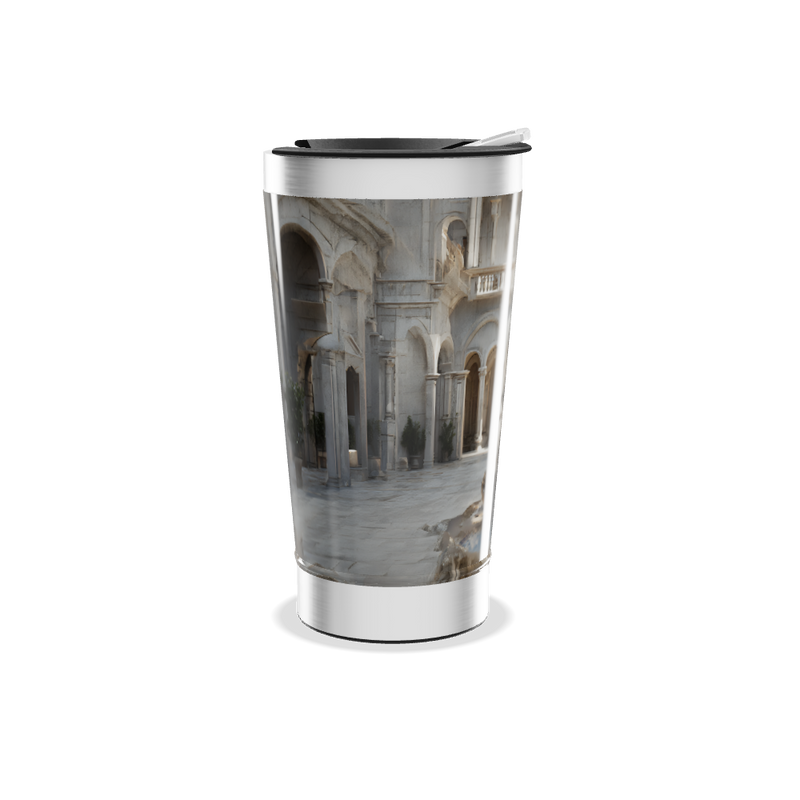 Copo Térmico - Inox com Estampa Arquitetura