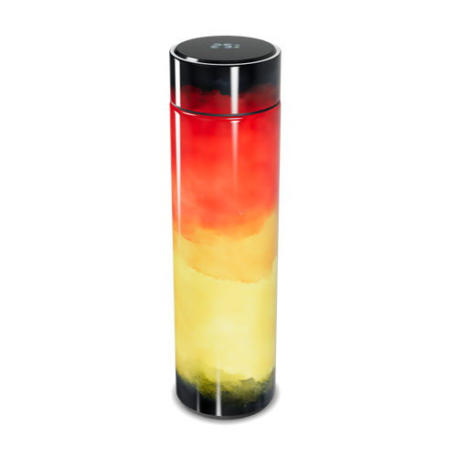 Garrafa Térmica Touch - Colorida em Vidro