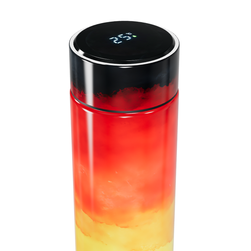 Garrafa Térmica Touch - Colorida em Vidro