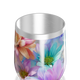 Copo Térmico Slim - Flores Coloridas