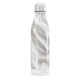 Garrafa Inox - Efeito Mármore Branco