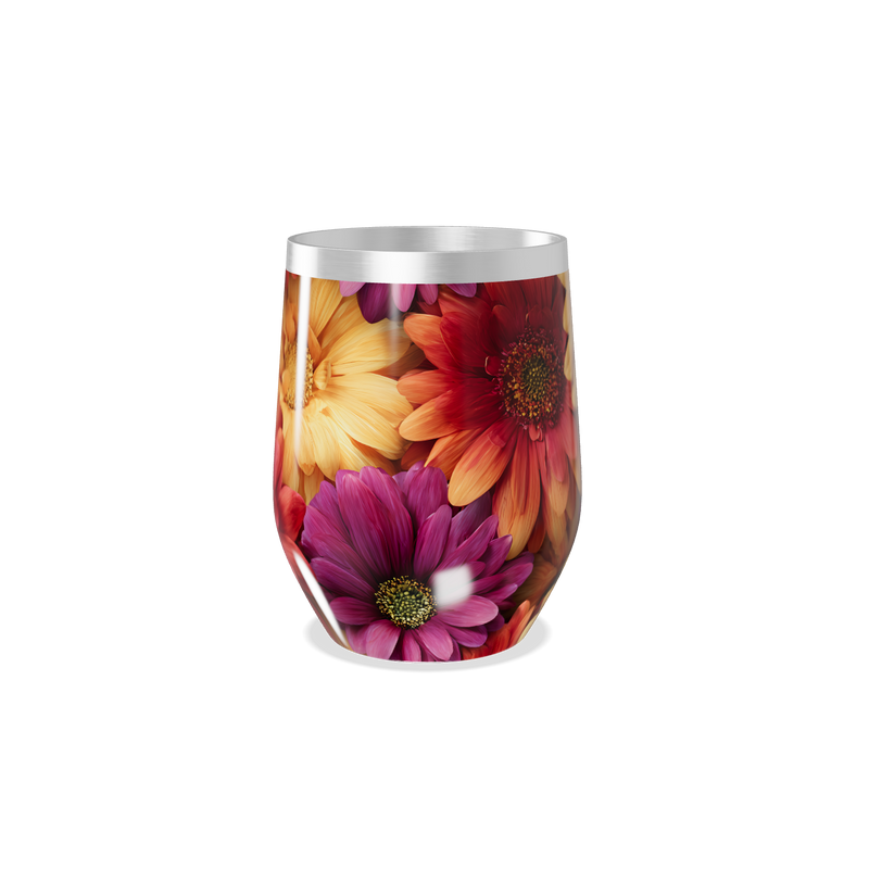 Copo Térmico Slim - Estampado Floral Colorido