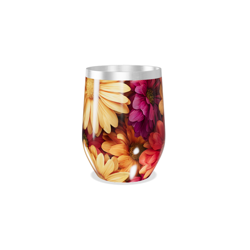 Copo Térmico Slim - Estampado Floral Colorido