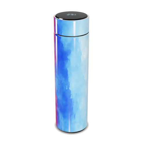 Garrafa Térmica Touch - Azul Degradê Inox