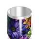 Copo Térmico Slim - Flores Coloridas Inox