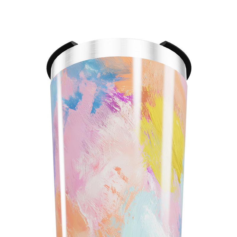 Copo Térmico - Estampa Abstrata Colorida