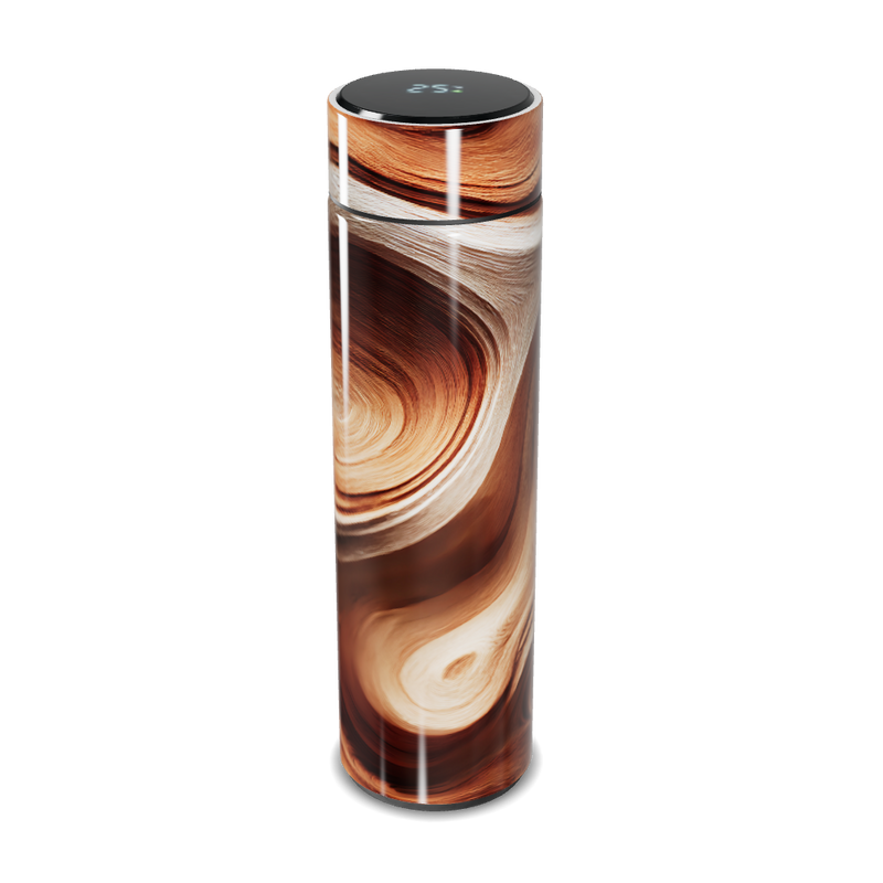 Garrafa Térmica Touch Estampa Marrom