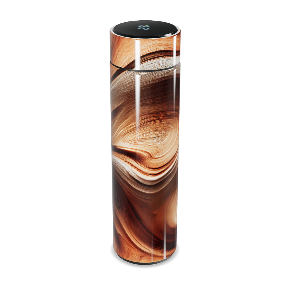 Garrafa Térmica Touch Estampa Marrom