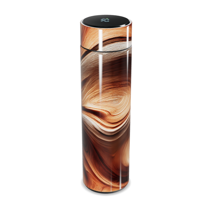 Garrafa Térmica Touch Estampa Marrom