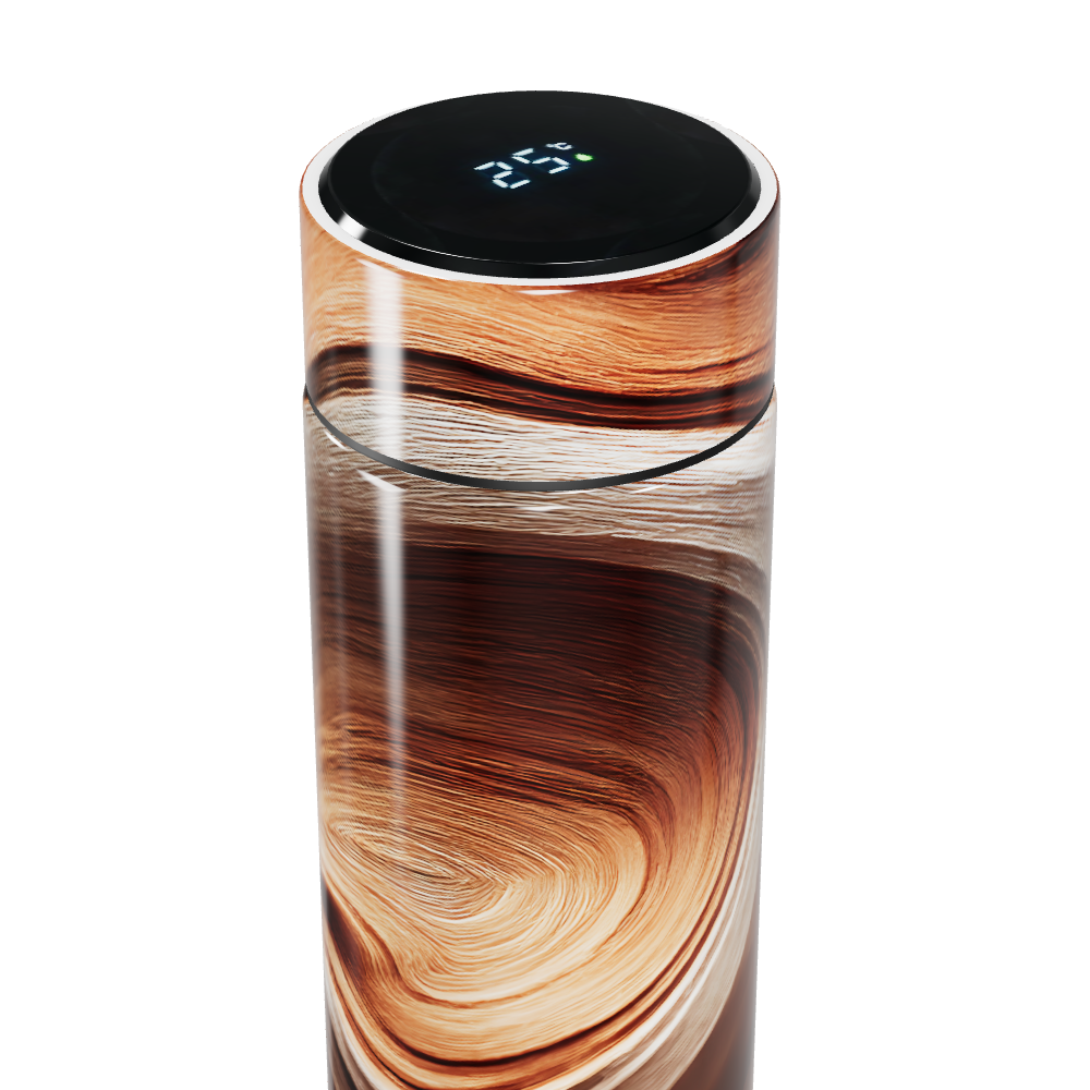 Garrafa Térmica Touch Estampa Marrom