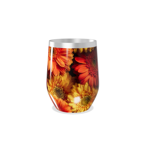 Copo Térmico Slim - Floral Colorido Inox