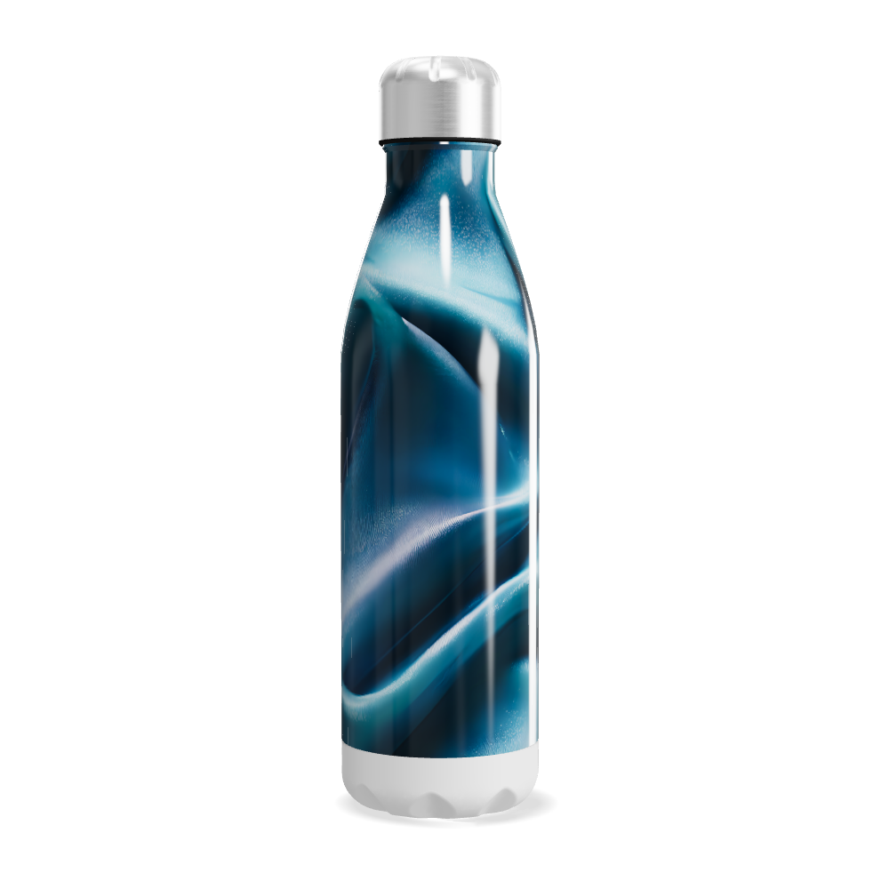 Garrafa Inox - Azul Marmorizada
