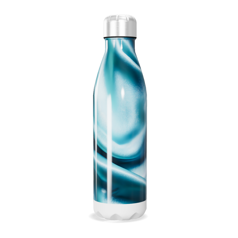 Garrafa Inox - Azul Marmorizada