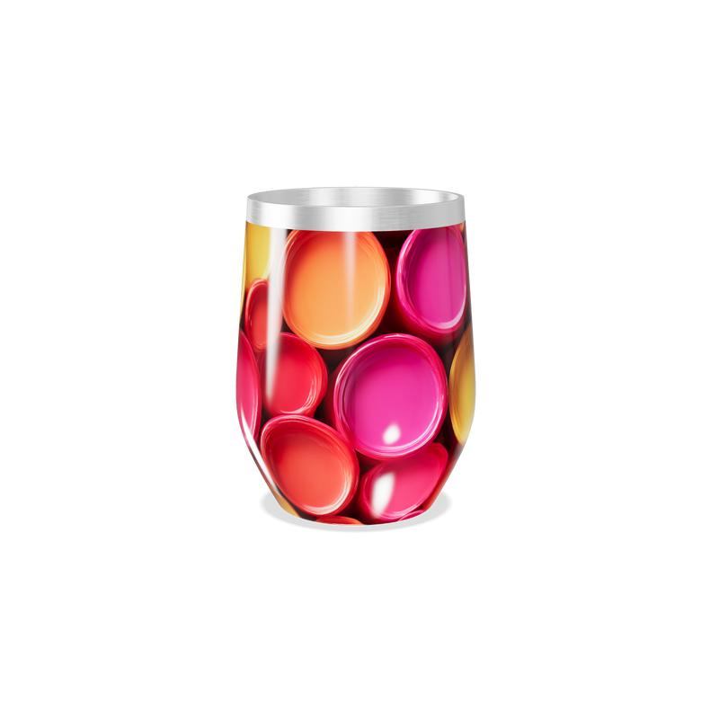 Copo Térmico Slim - Estampa Colorida Aço Inox