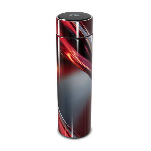 Garrafa Térmica Touch Estampa Vermelha Digital