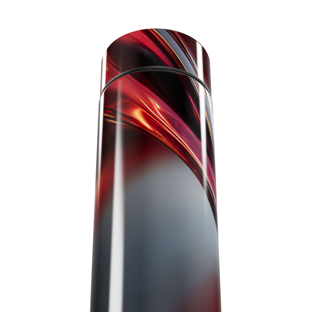 Garrafa Térmica Touch Estampa Vermelha Digital