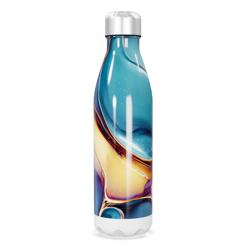 Garrafa Inox - Cores Marmorizadas