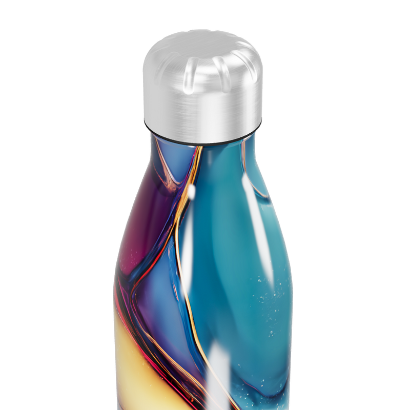 Garrafa Inox - Cores Marmorizadas
