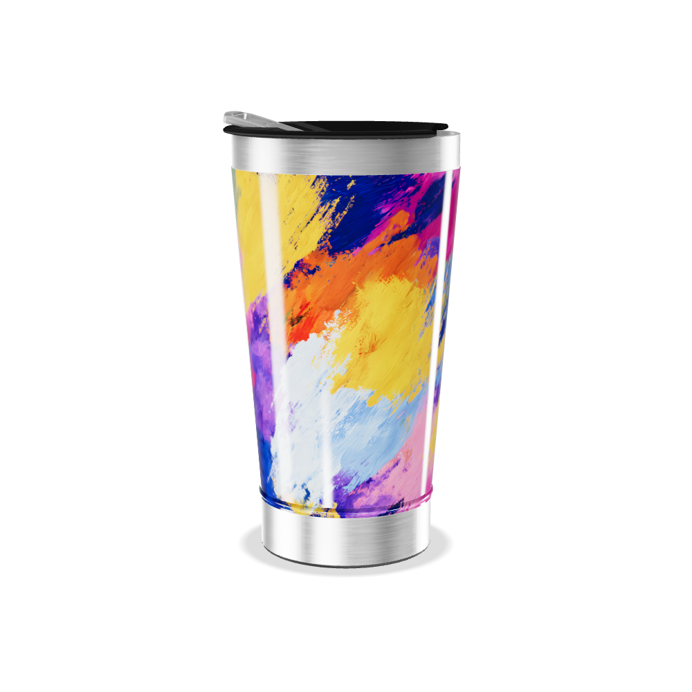 Copo Térmico - Estampa Colorida Aço Inox