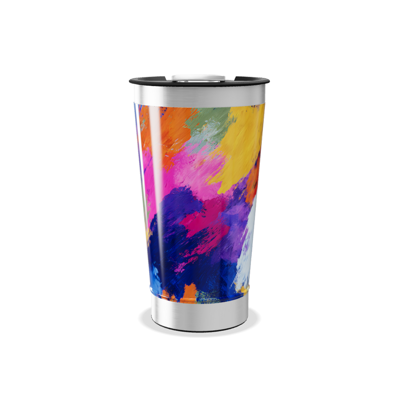 Copo Térmico - Estampa Colorida Aço Inox