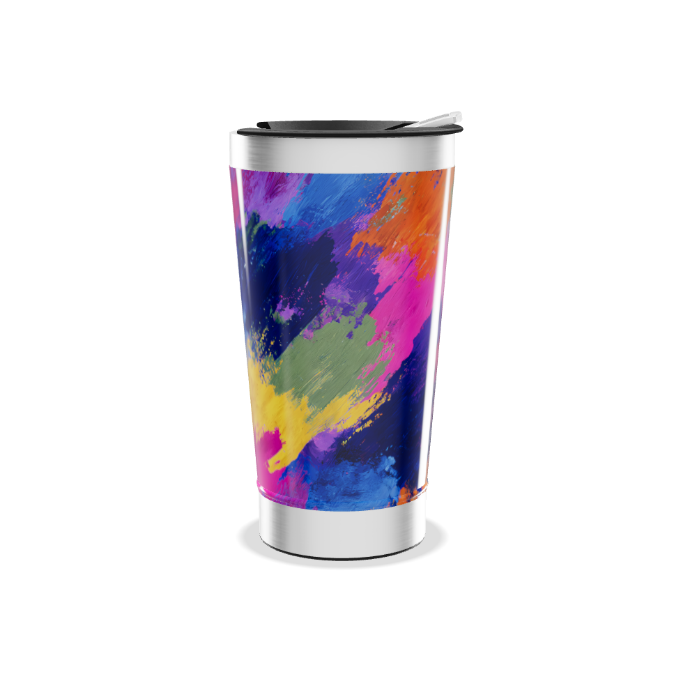 Copo Térmico - Estampa Colorida Aço Inox