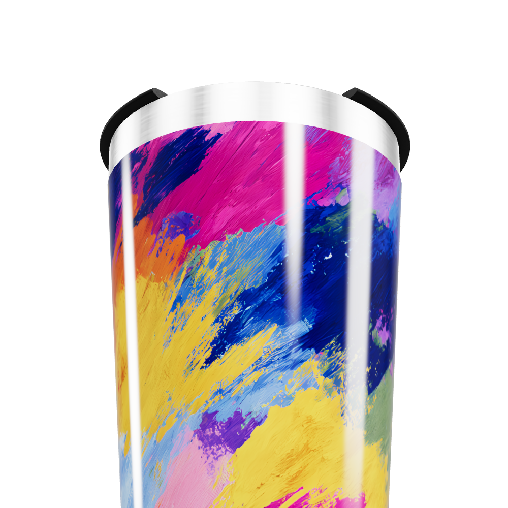 Copo Térmico - Estampa Colorida Aço Inox