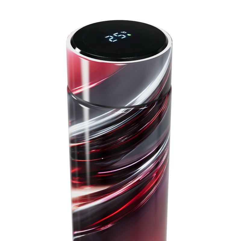 Garrafa Térmica Touch - Vermelha com Display Digital